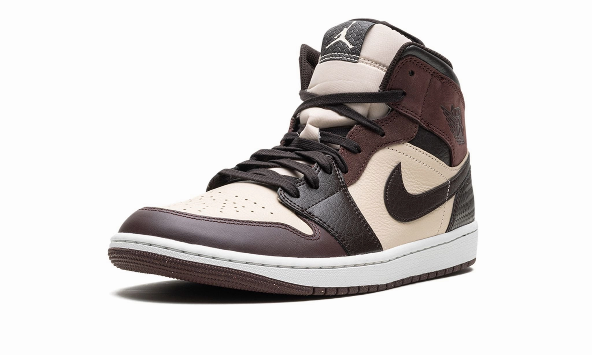 Cushioned Air Jordan 1 Mid SE Paris YMCA / Velvet Brown