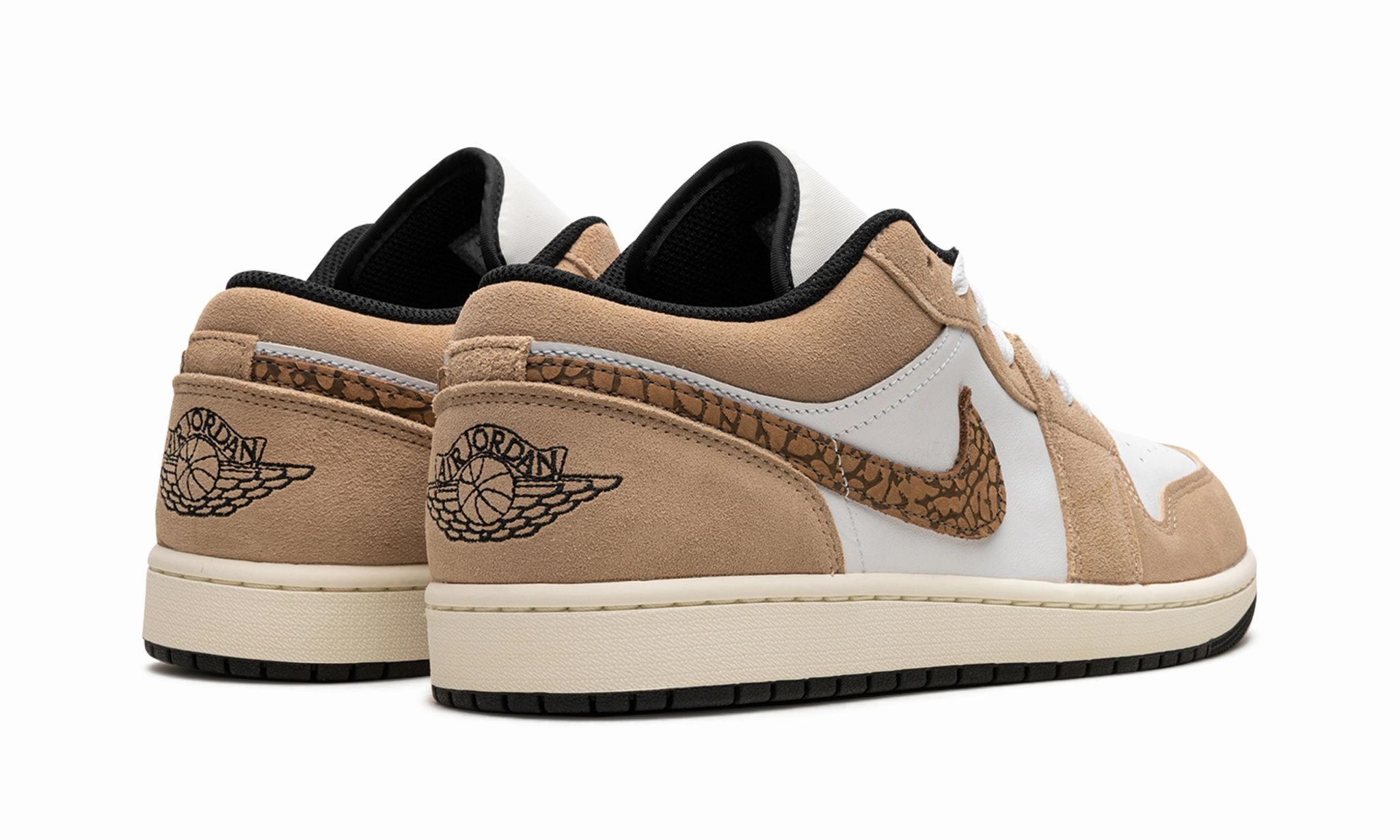 Cushioned Upper Air Jordan 1 Low SE Brown Elephant
