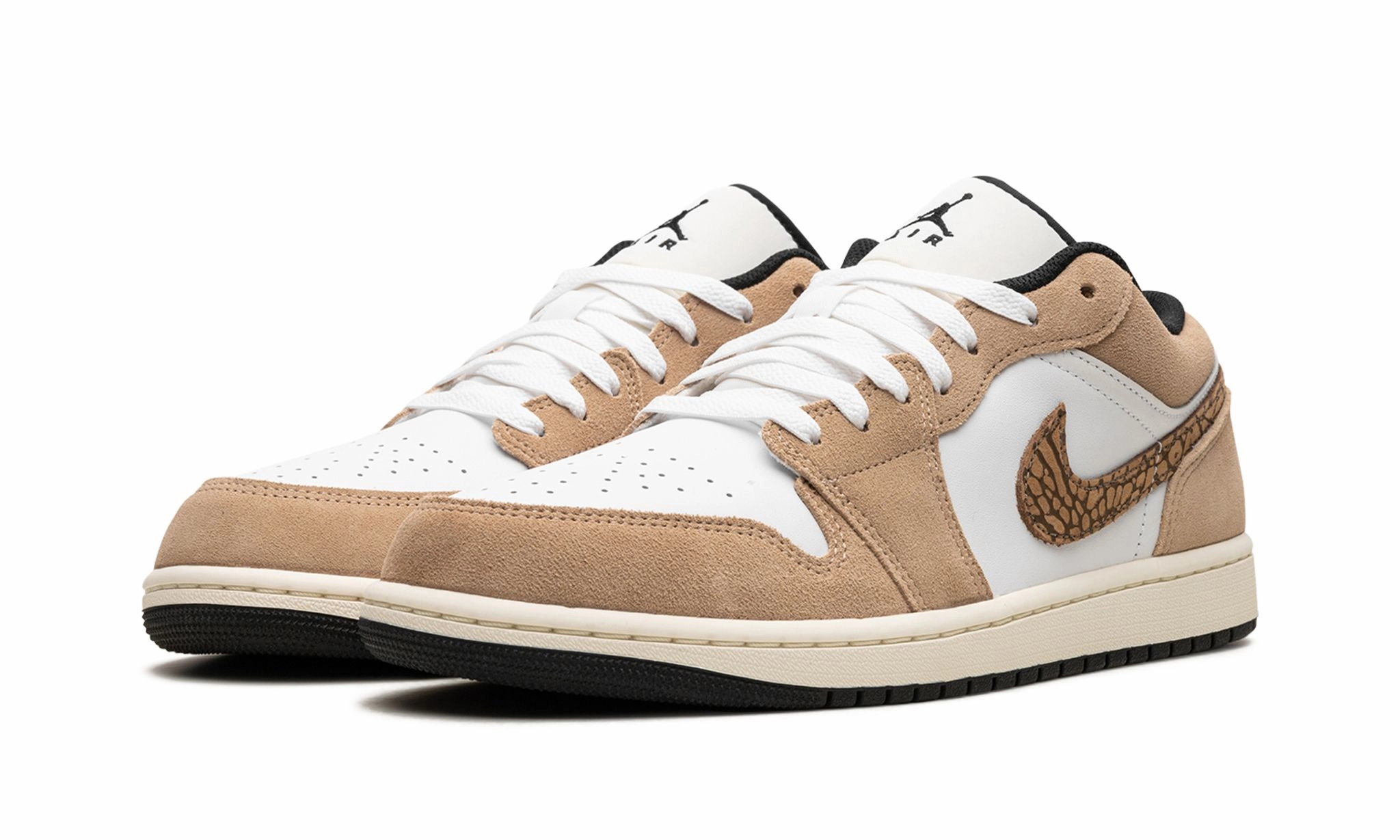Cushioned Upper Air Jordan 1 Low SE Brown Elephant