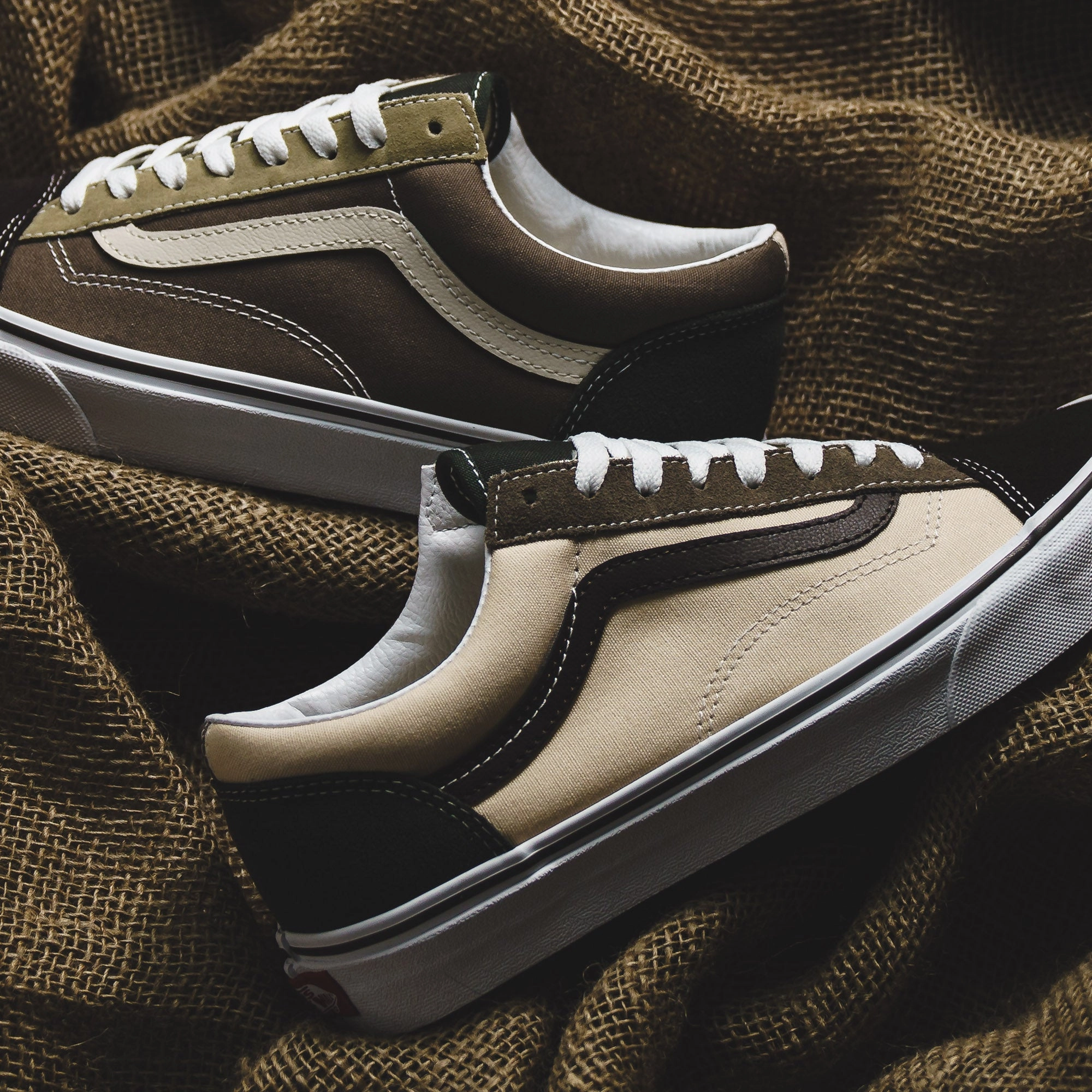 Daily Glide-In Vans Men Style 36 Color Block Brown VN0A54F6B91