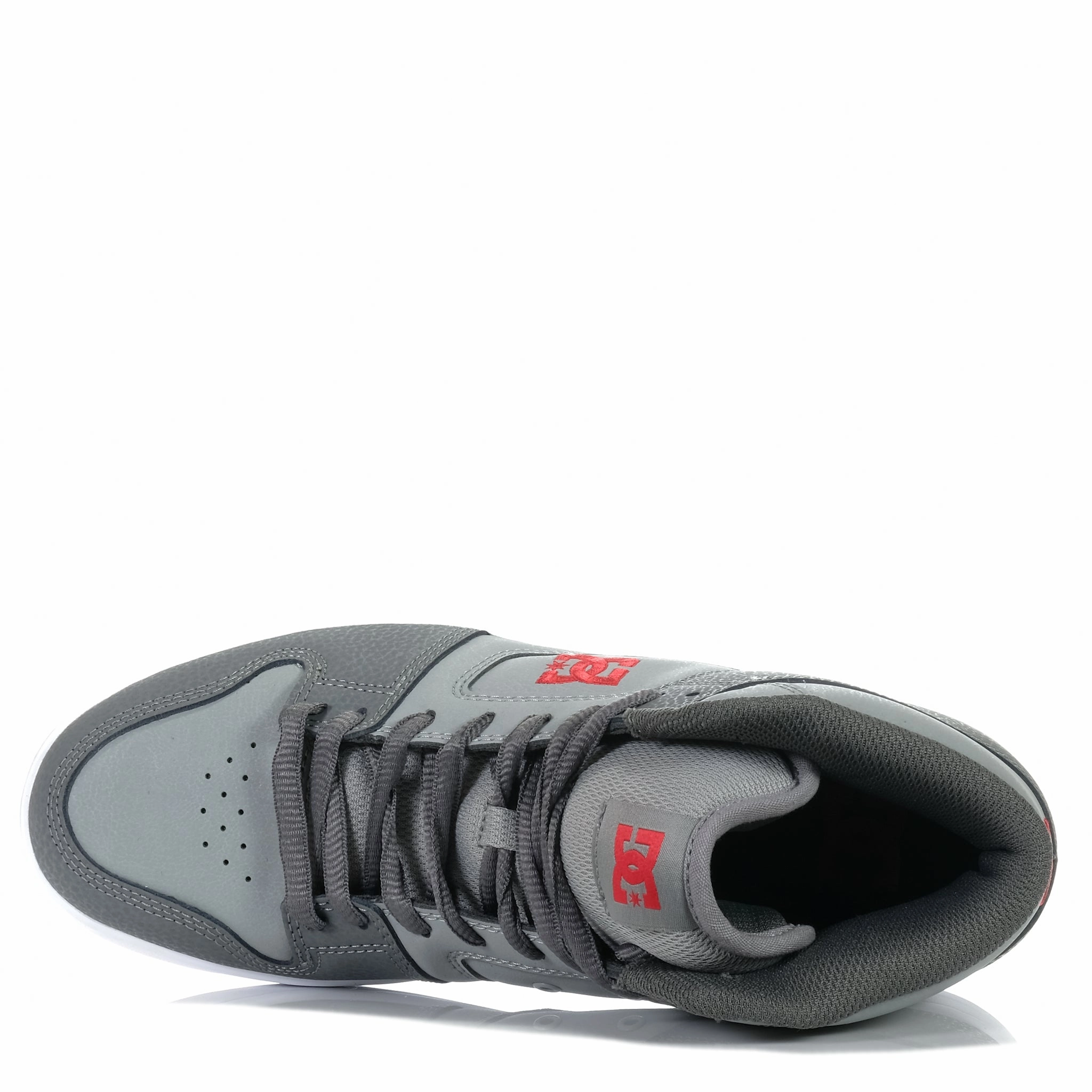 DC Shoes Manteca 4 Hi White/Grey Distinctive flair