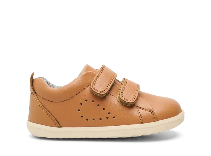 Step Smart Bobux Step Up Grass Court - Caramel