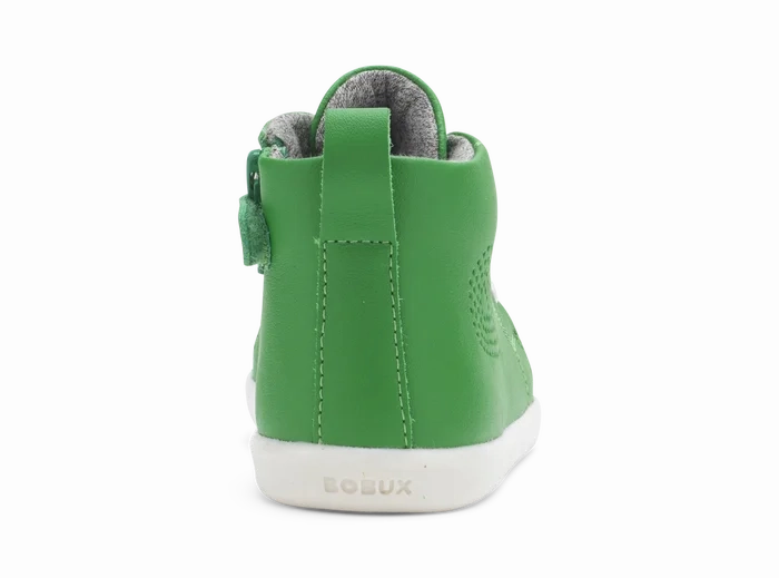 Distressed finish Bobux Kid  Alley-Oop Boot - Emerald