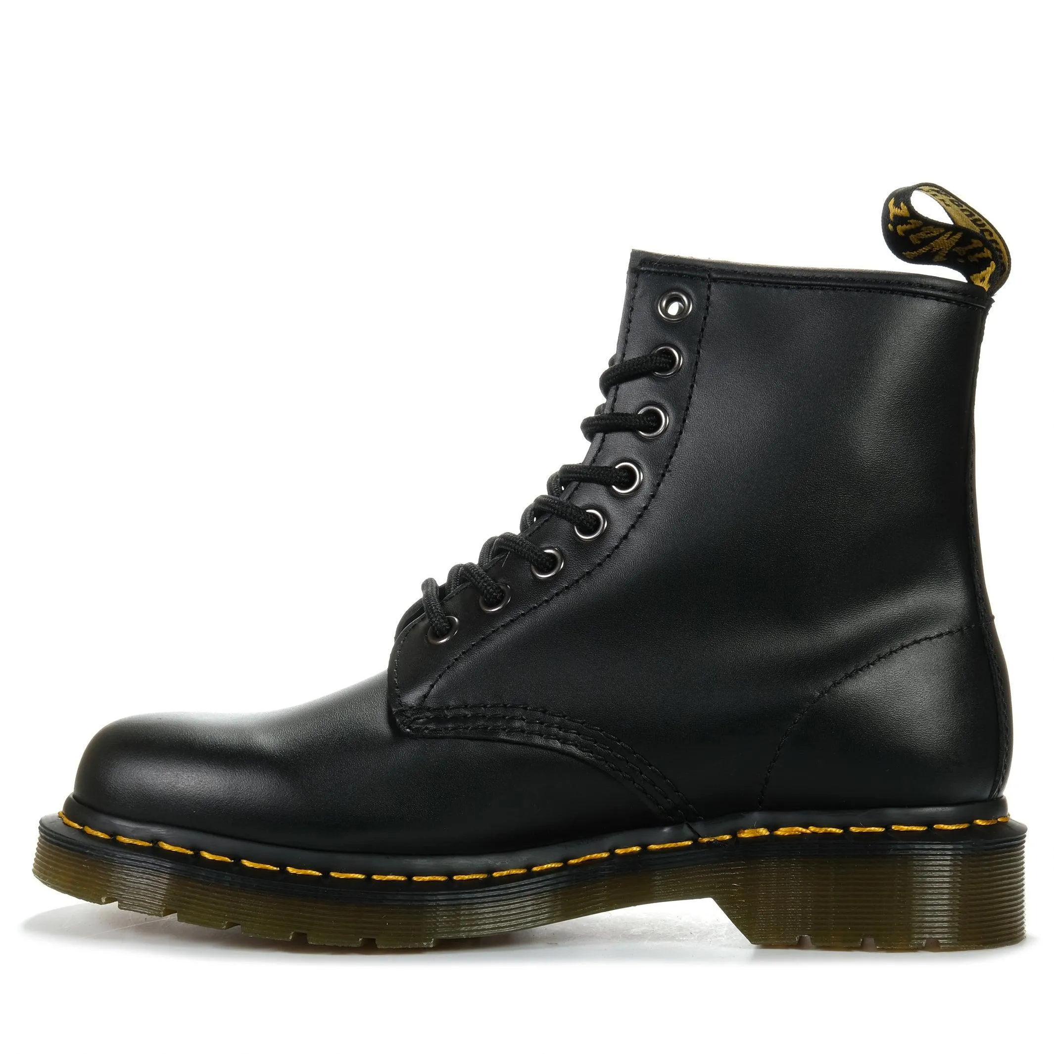 Dr Martens 8 Eye 1460 Black Nappa Flexible Core