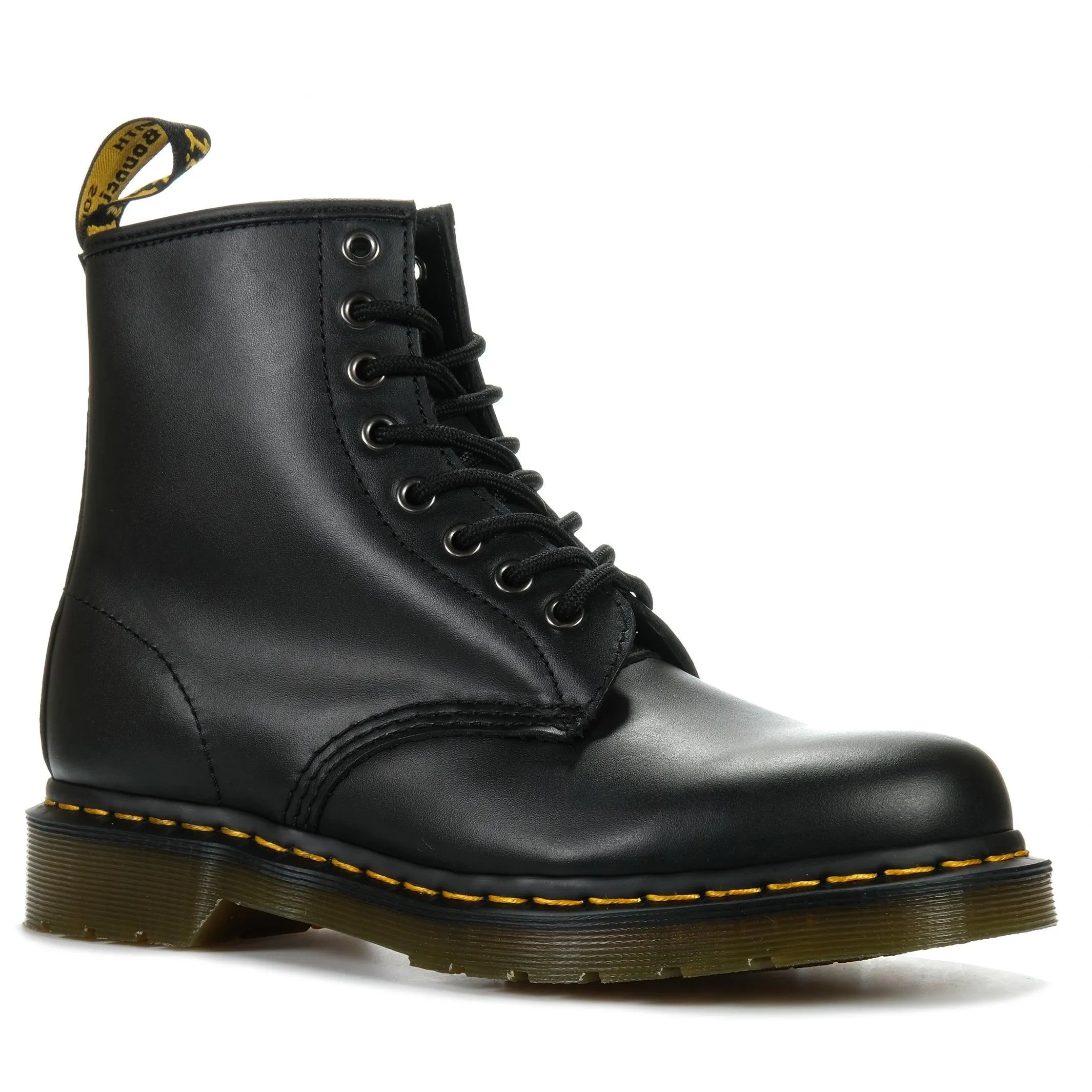 Transitional Style All-Season Wear Dr Martens 8 Eye 1460 Black Nappa