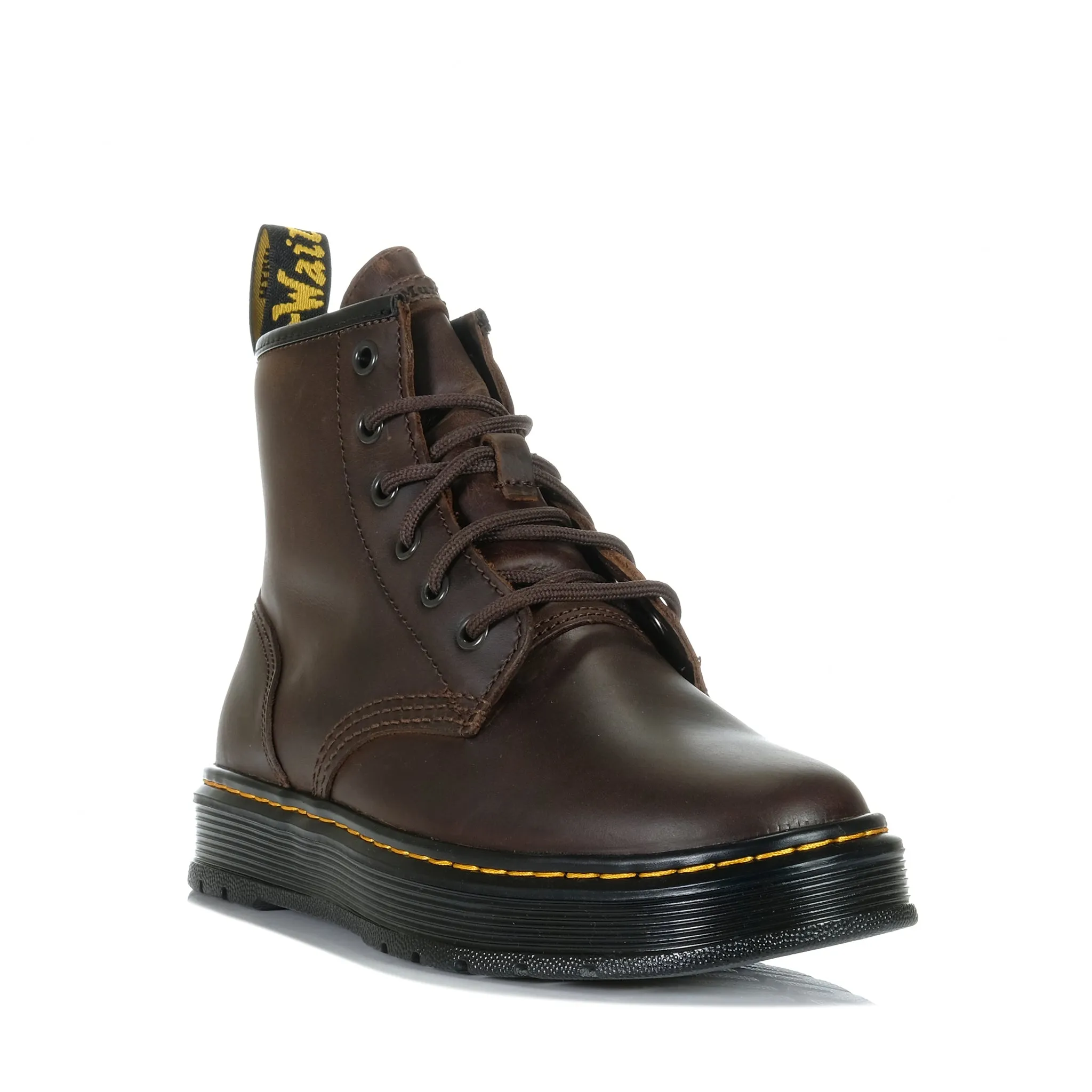 Dr Martens Brookline Chukka Dark Brown Crazy Horse Breathable Lining