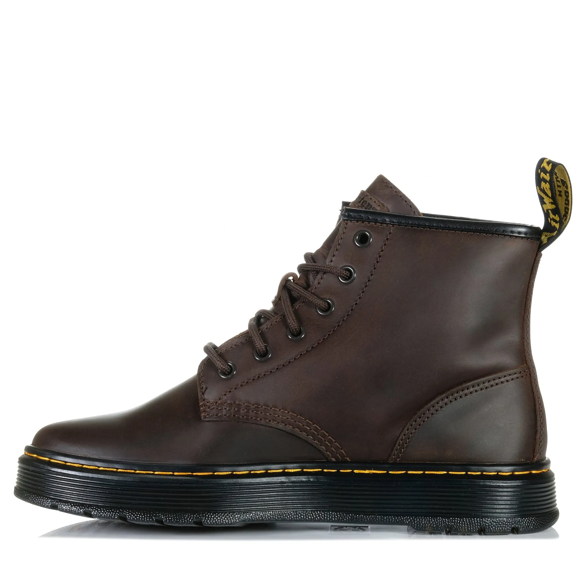 Dr Martens Brookline Chukka Dark Brown Crazy Horse Breathable Lining