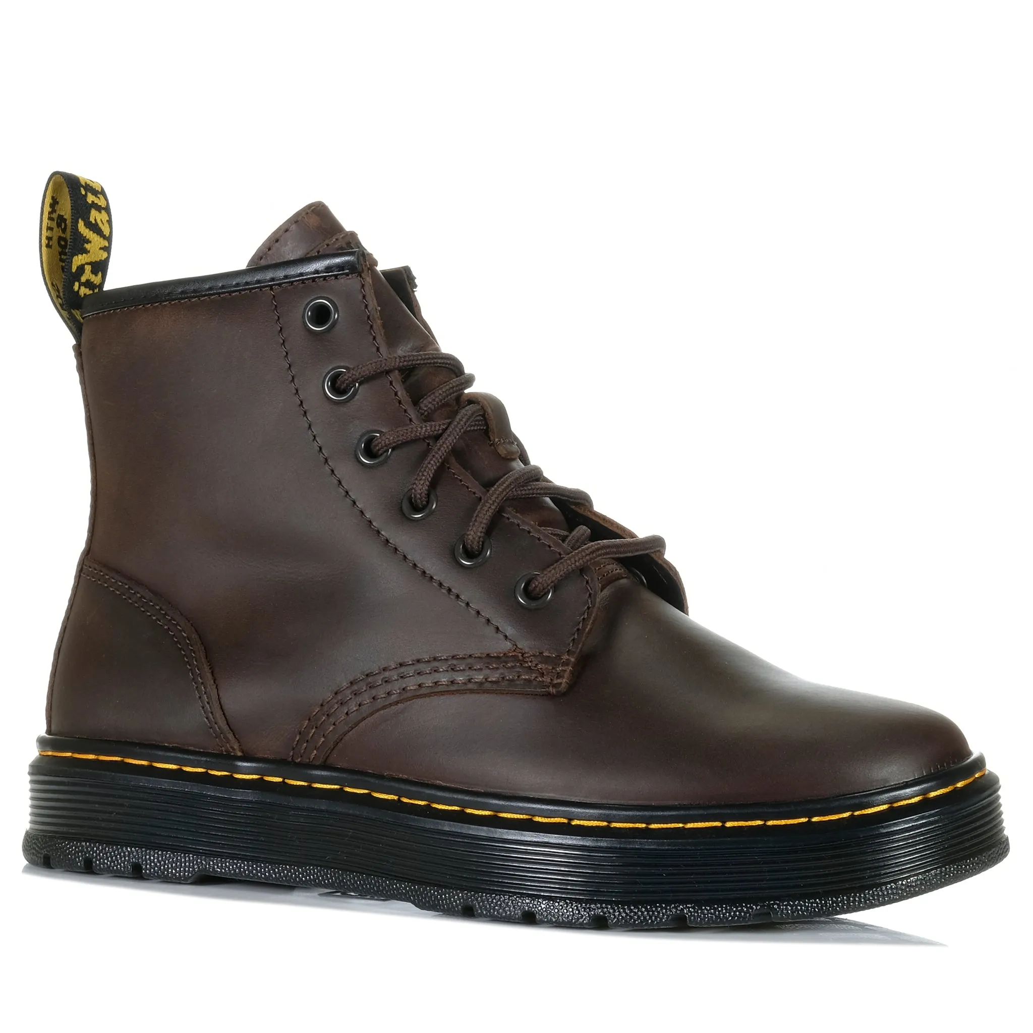 Tread Control Daily Wear Dr Martens Brookline Chukka Dark Brown Crazy Horse