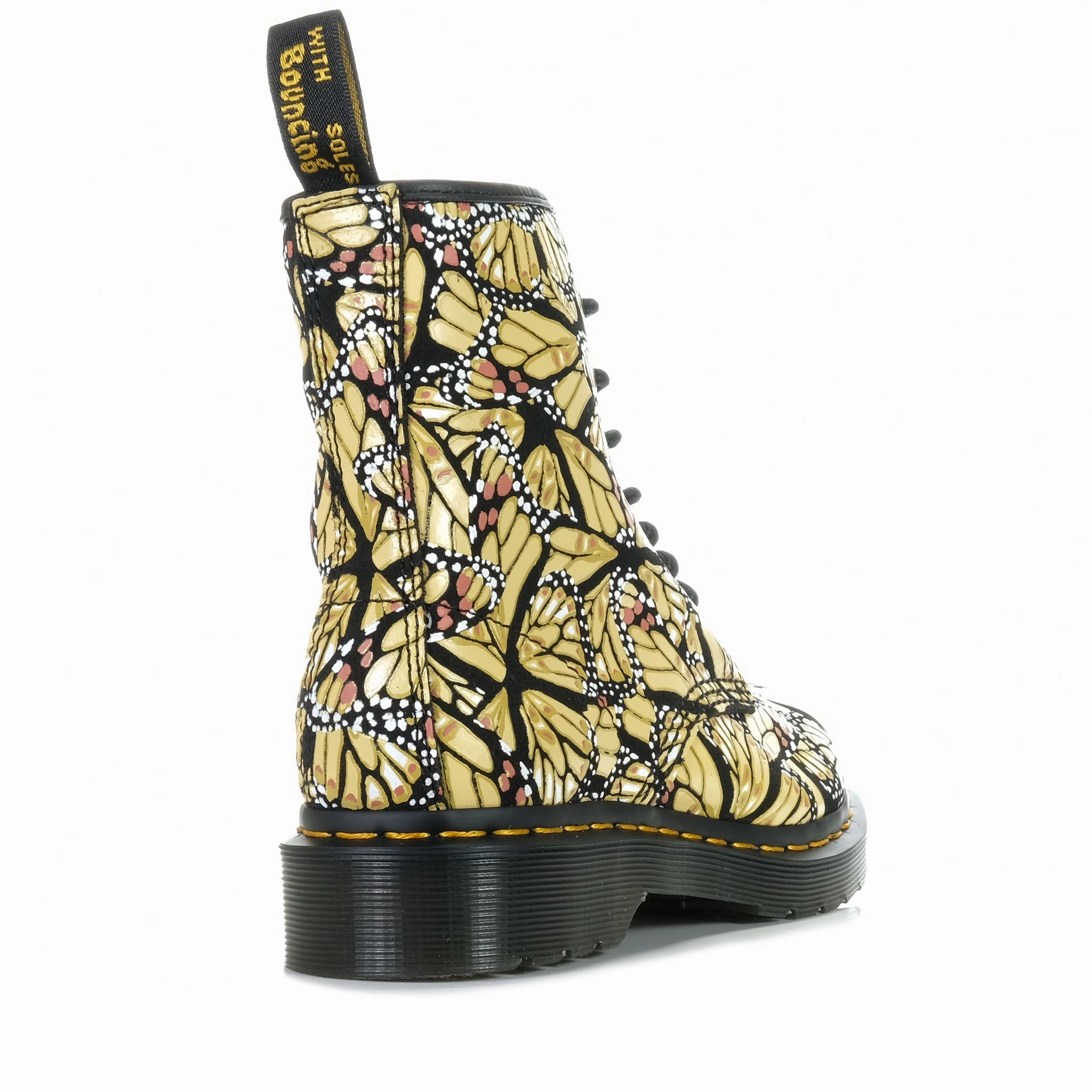Dr Martens 1460 Butterfly Yellow Extended Height