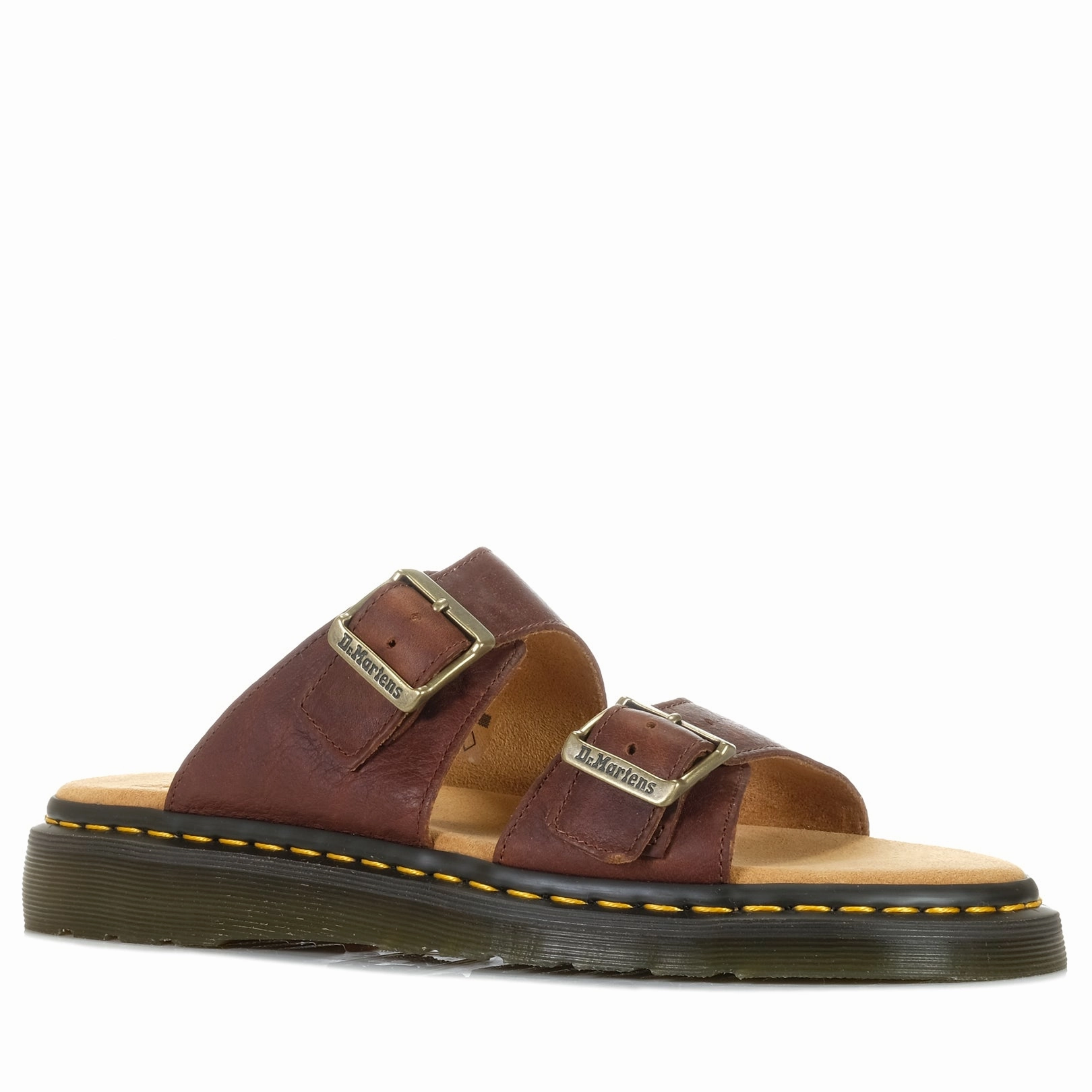 Resort Mood Comfortable And Practical Dr Martens Josef Slide Ambassador Cashew