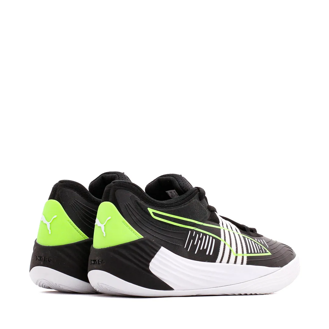 Durable Puma Basketball Men Fusion Nitro Black Green Glare 195587-01