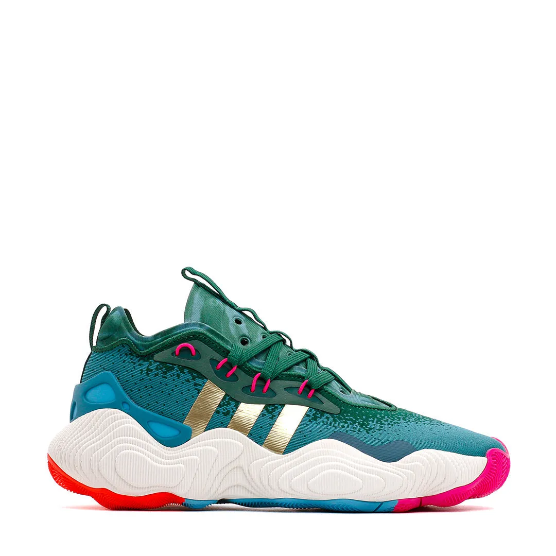 Light Motion Frame Quick Flex Performance Adidas Basketball Men Trae Young 3 Green IE9301