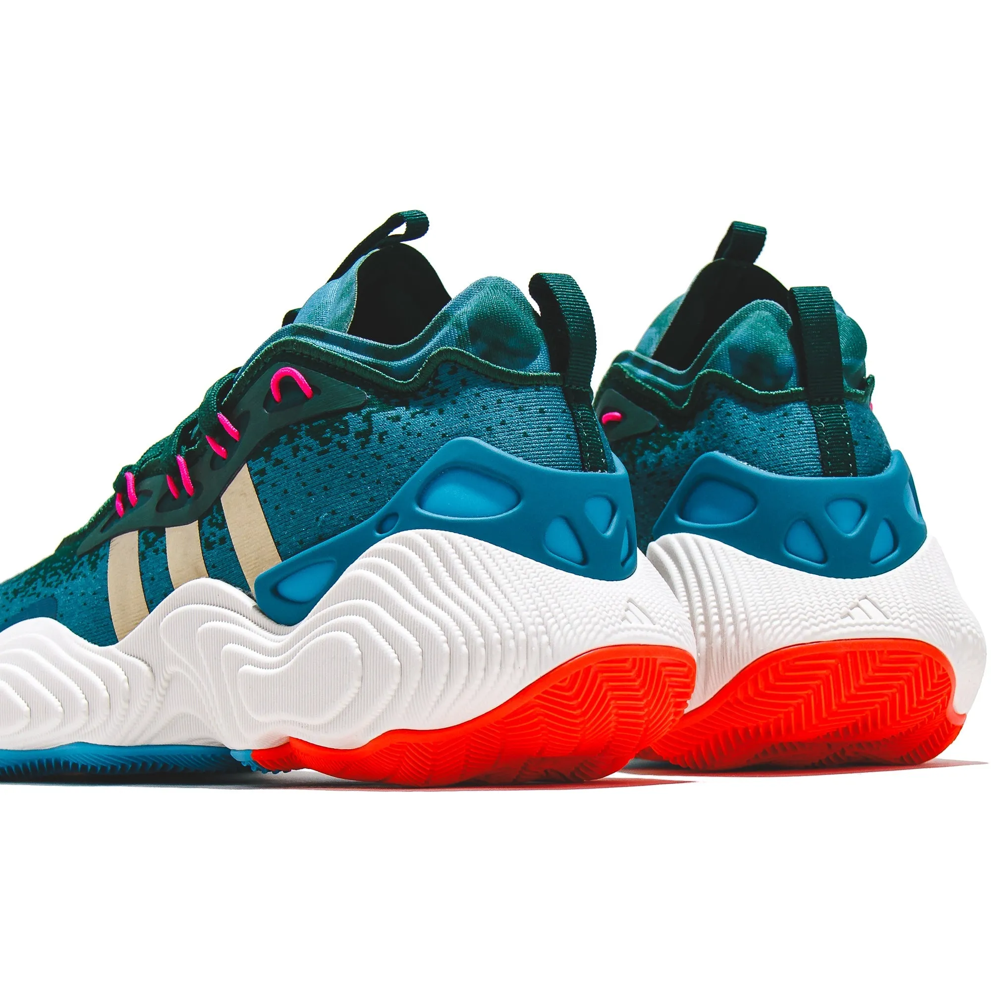 durable soles Adidas Basketball Men Trae Young 3 Green IE9301