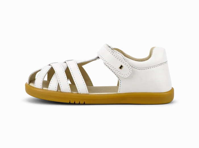 Durable Build Bobux KID  Cross Jump Sandal - White