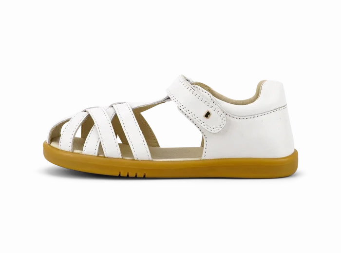 Durable Build Bobux KID  Cross Jump Sandal - White