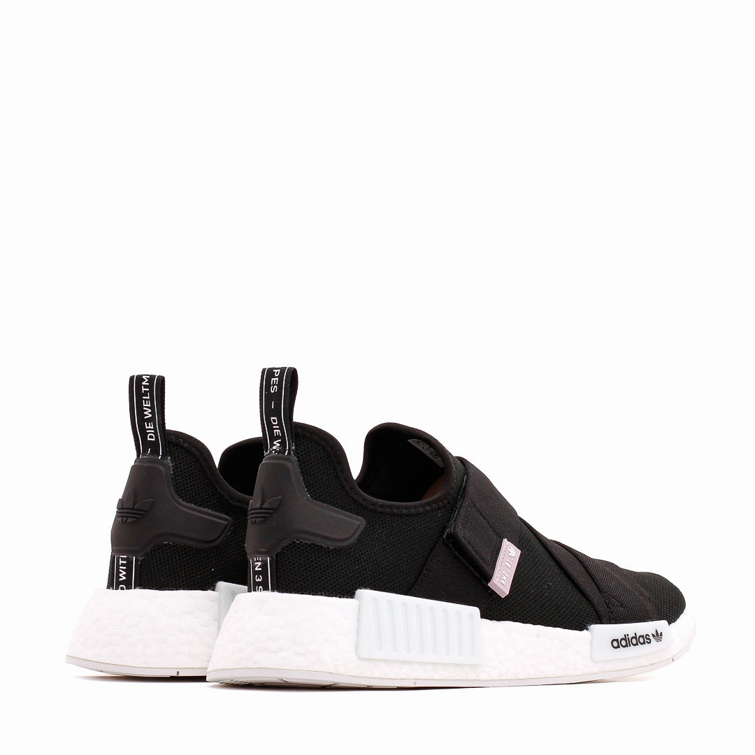 Durable Sole Adidas Originals Women NMD R1 Boost Black White GW5698
