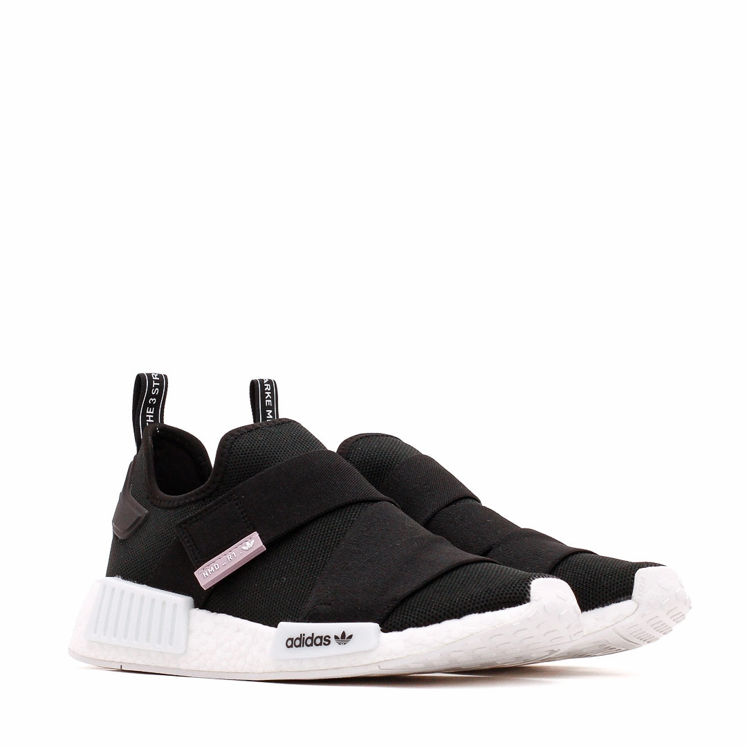 Durable Sole Adidas Originals Women NMD R1 Boost Black White GW5698