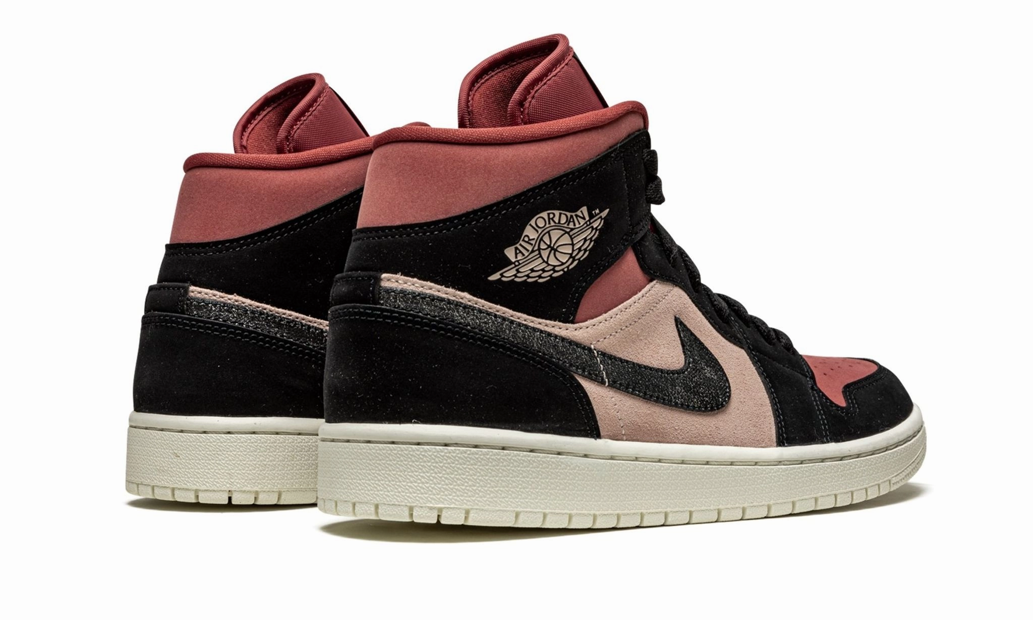 Durable Upper Wmns Air Jordan 1 Mid Canyon Rust