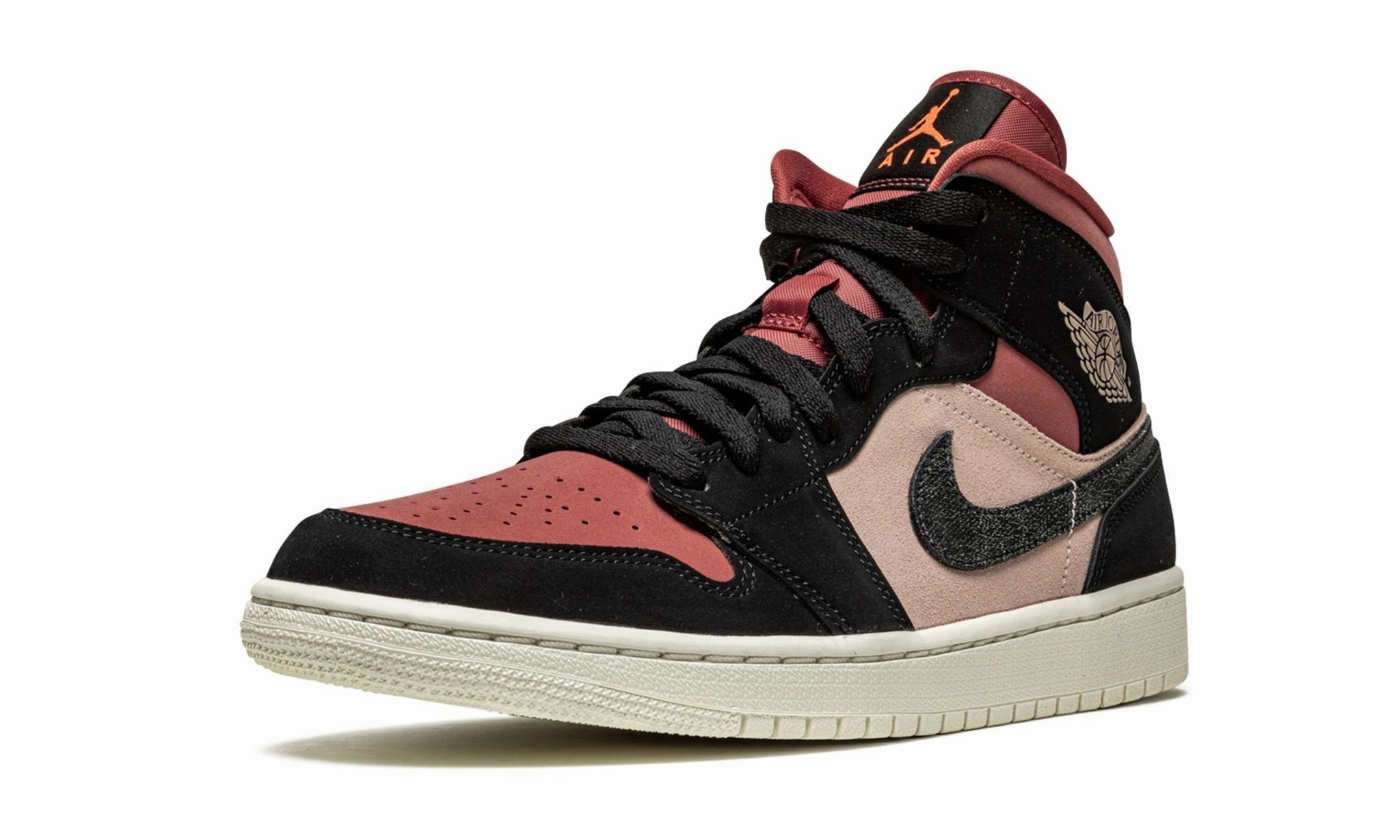 Durable Upper Wmns Air Jordan 1 Mid Canyon Rust
