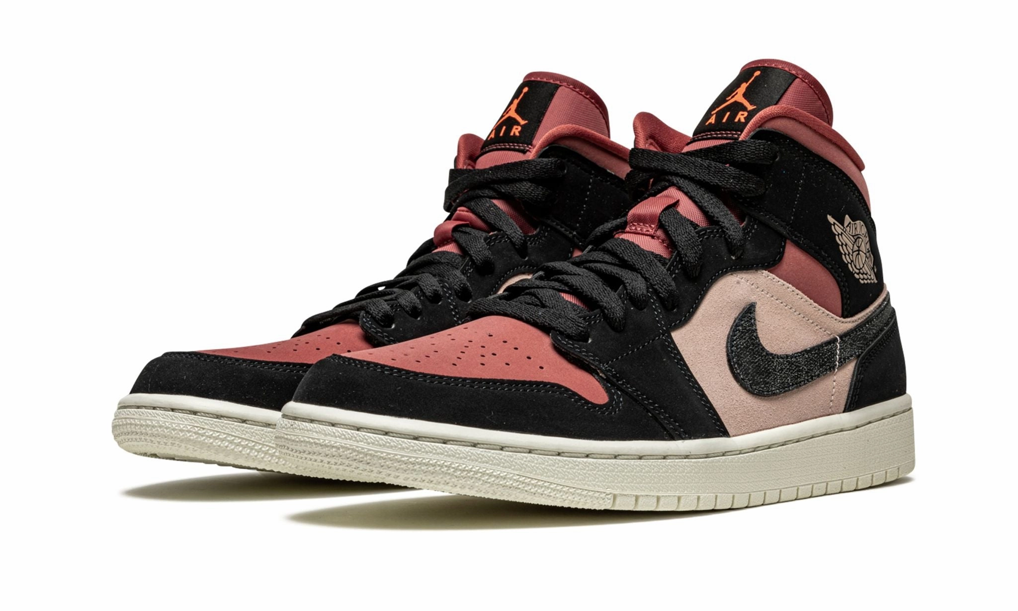 Durable Upper Wmns Air Jordan 1 Mid Canyon Rust