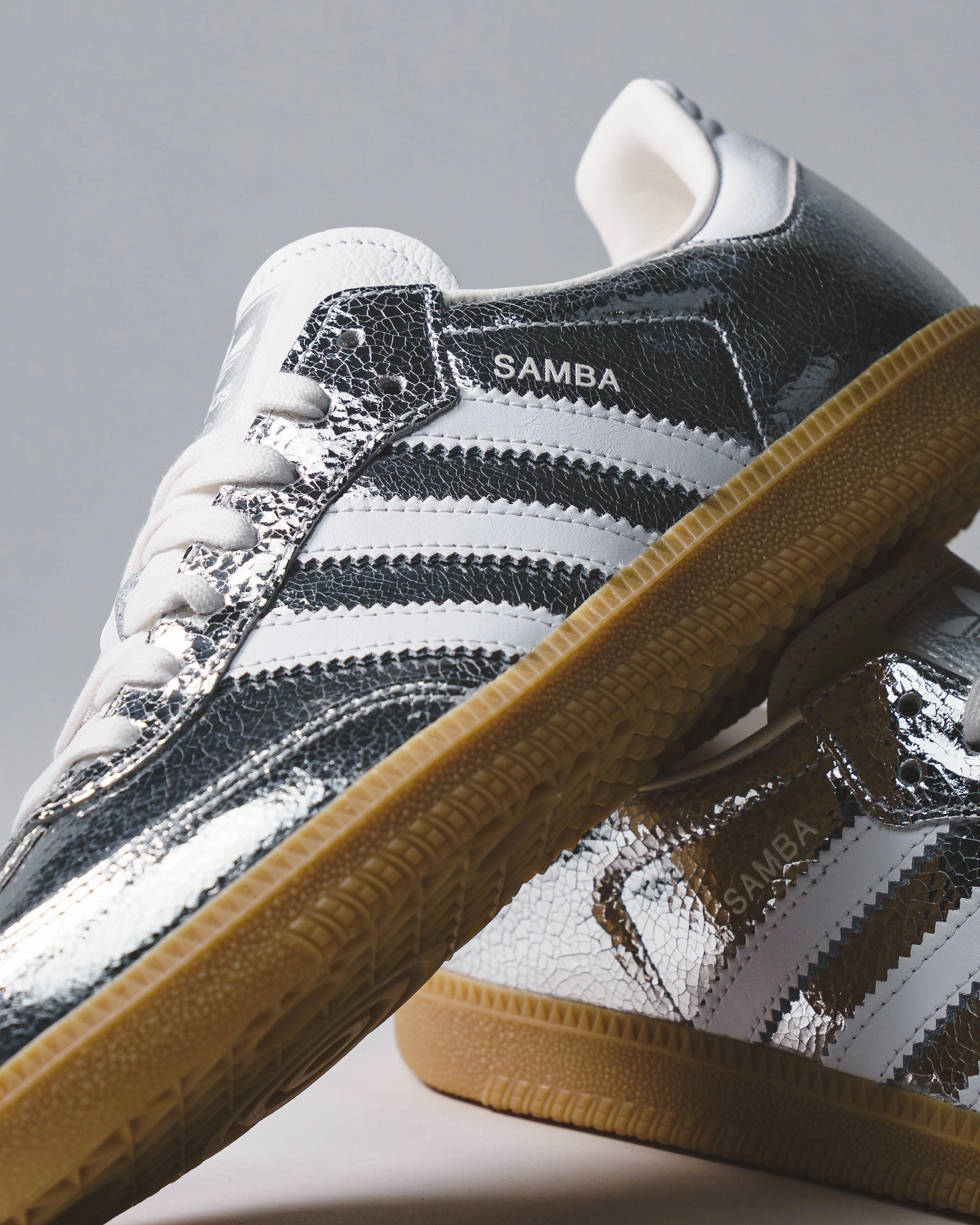 Easy Comfort Adidas Women Samba OG Silver Metallic Core JR0035