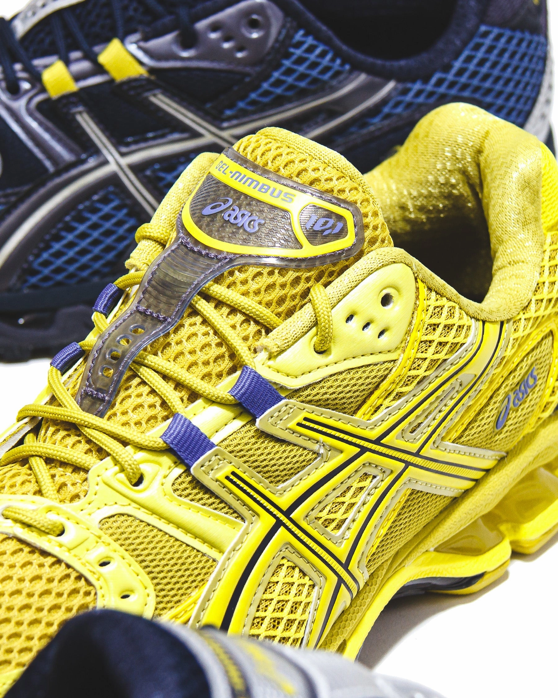 Easy Lacing Asics Men Gel-Nimbus 10.1 Kelp Lemon Spark 1203A599-300