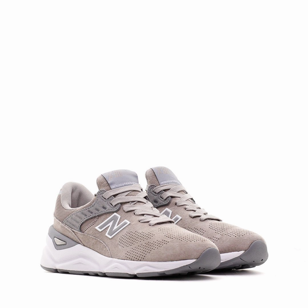 Easy Step Move Glide-Out NEW BALANCE WOMEN X-90 REVLITE FLAT WHITE STEEL WSX90PLA