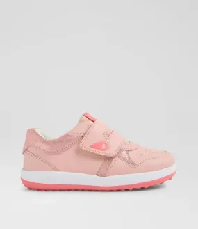 warm weather Comfortable Step Bobux Kid  Baseline Sneaker - Rosewater