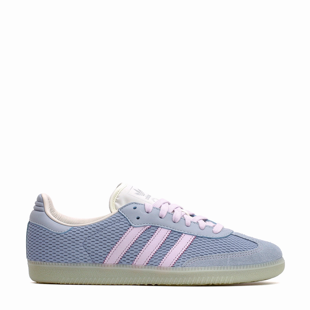 Effortless Walk Adidas Men Samba OG Tactile Blue Ice Lavender JI3178