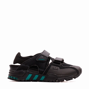 Easy Wear Footwear Guest Mood Adidas Originals Men EQT93 SNDL Sandal Black GZ7200