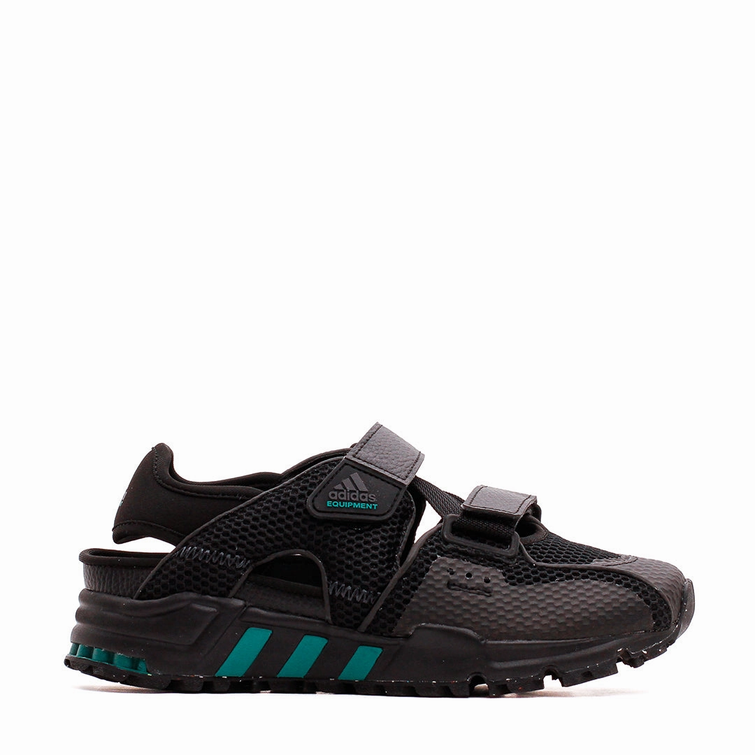 Easy Wear Footwear Guest Mood Adidas Originals Men EQT93 SNDL Sandal Black GZ7200