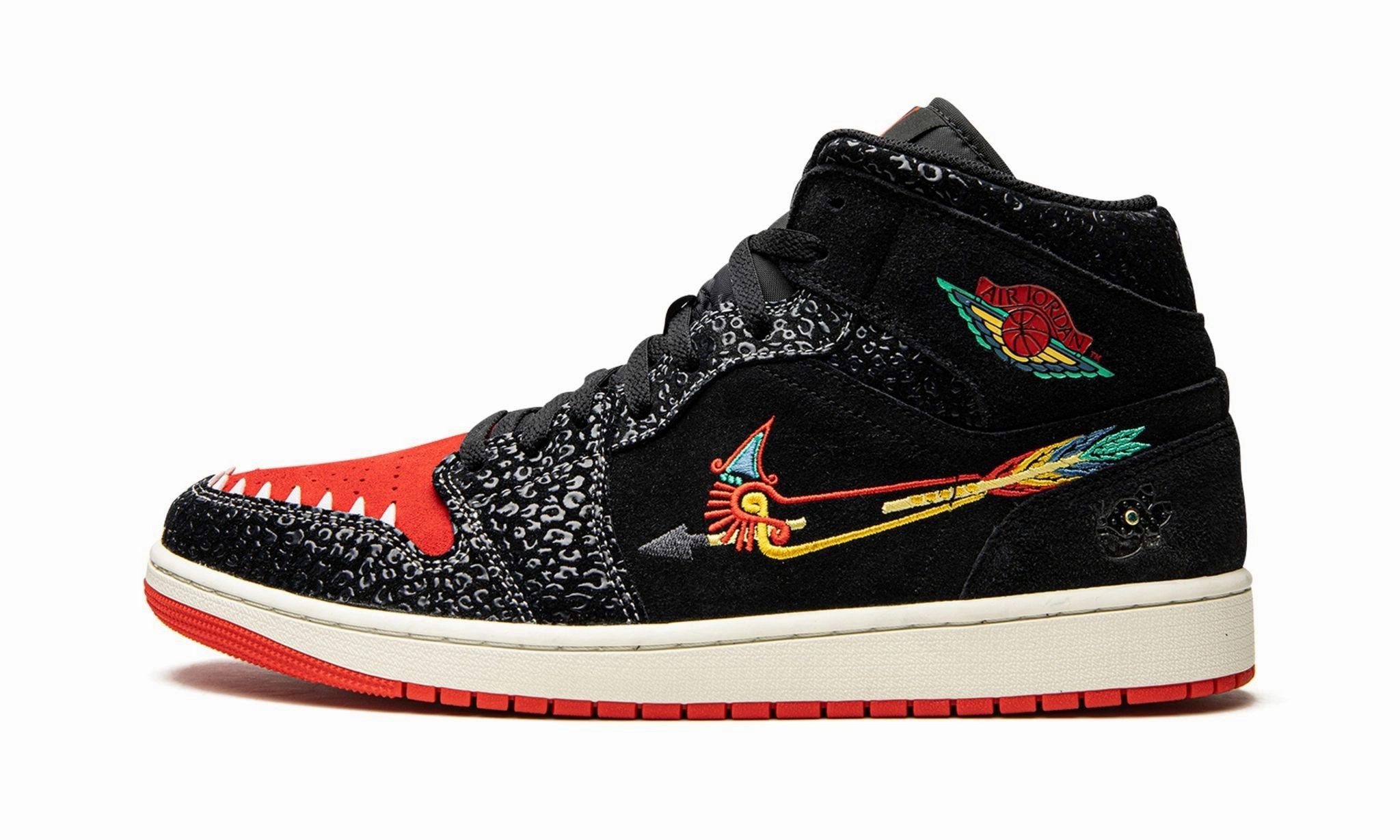 Flexible Support Multi-Use Shoes Air Jordan 1 Mid SE Siempre Familia