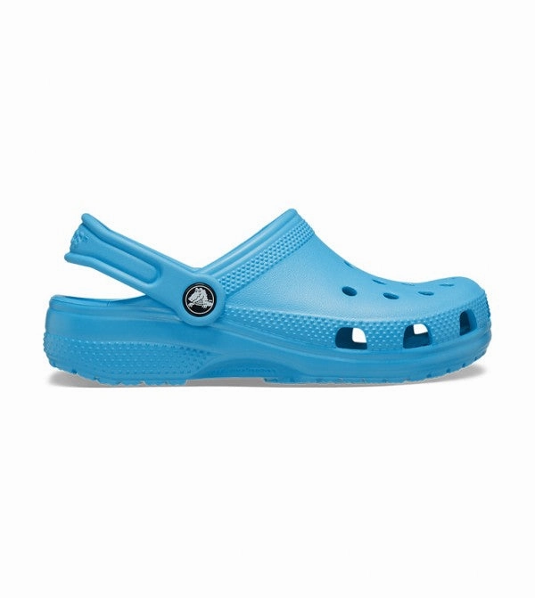 Crocs Kids' Classic Clog - Venetian Blue Comfortable Sole Sunset Stroll