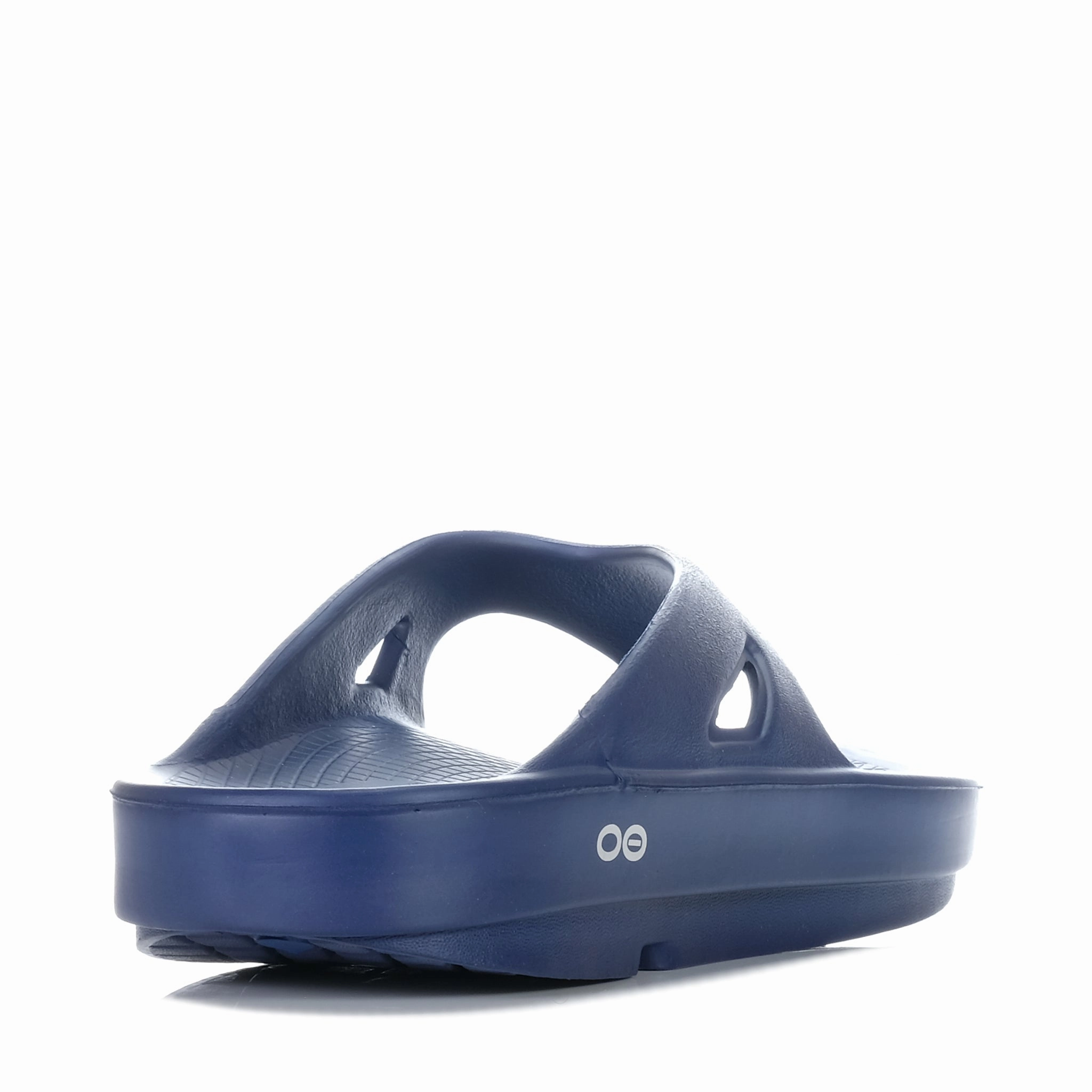 Elegant Platform Sandals Oofos OOriginal Thong Navy