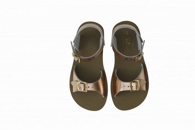 Elevated Summer Sandals Salt Water Sandals Surfer - Rose Gold