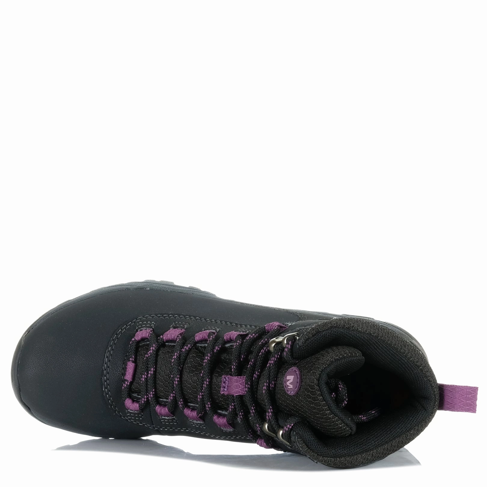 Embossed Logo Merrell Vego 2 Mid Waterproof Womens Black/Gloxinia