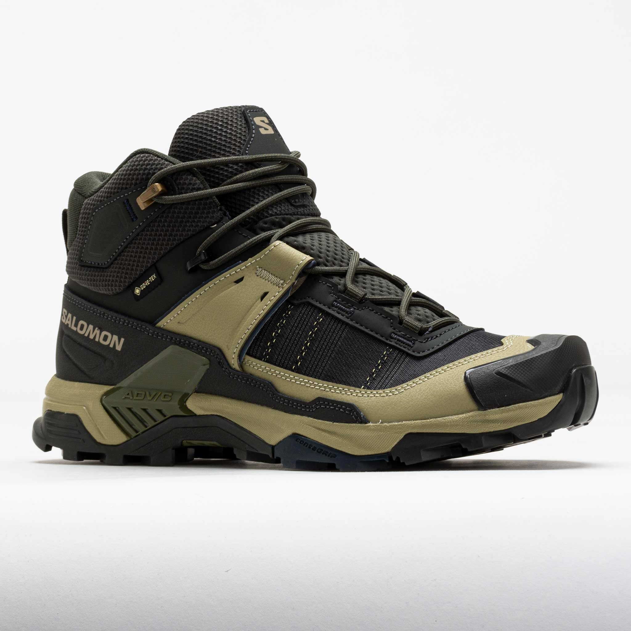 Energy Ease Salomon X Ultra 5 Mid GTX Men's Peat/Gray Green/Blue Nights