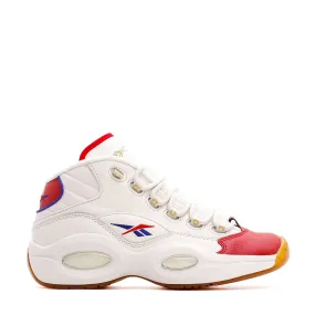 Defender Shoes Comfort Cushion Reebok Classics Basketball Men Question Mid Allen Iverson White Red Blue GZ7099
