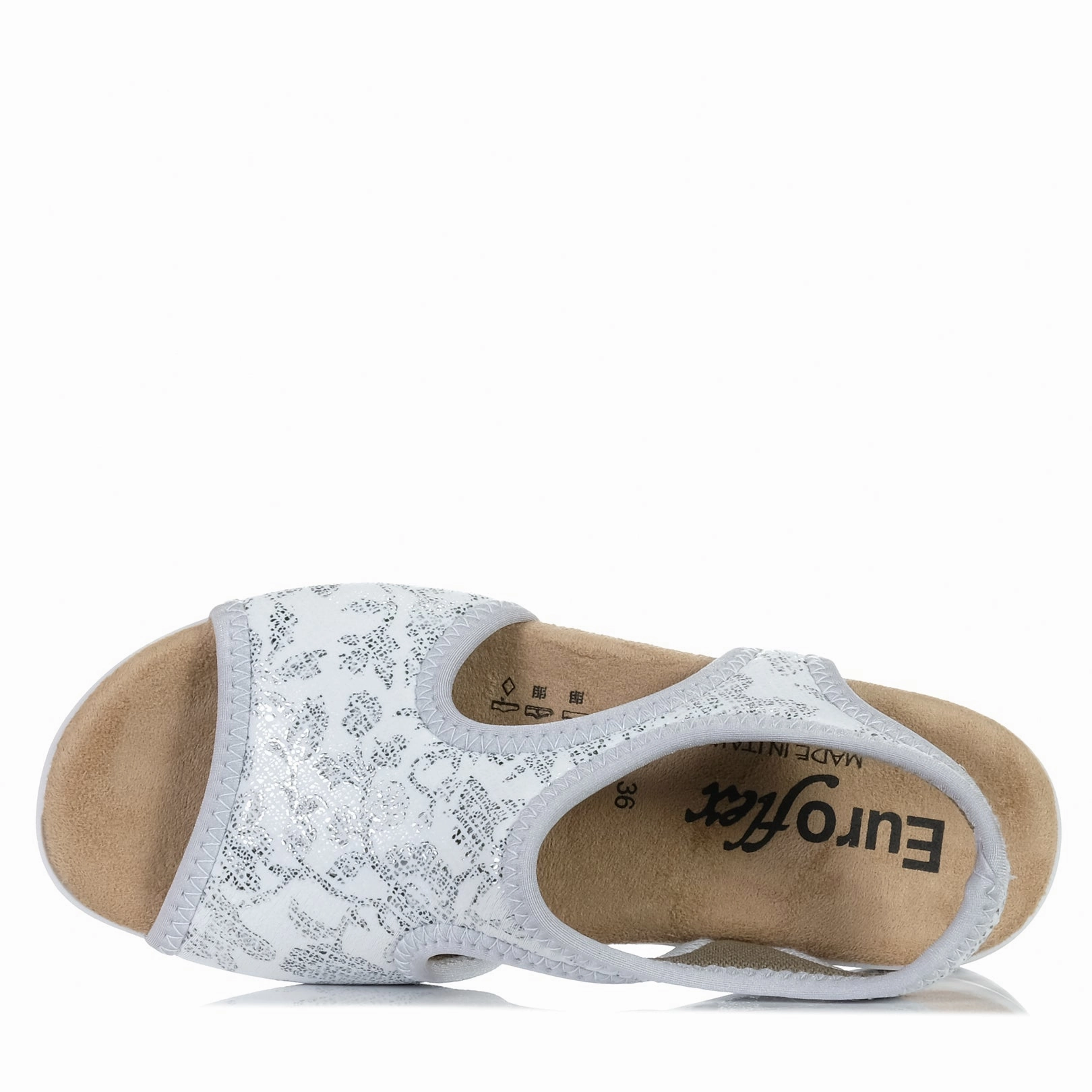 Euroflex Tuscany White Sexy Platform Heels