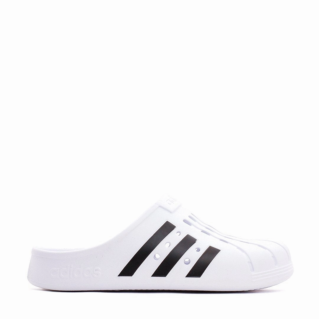 Lunch Pace Adidas Originals Adilette Clog White Black FY8970