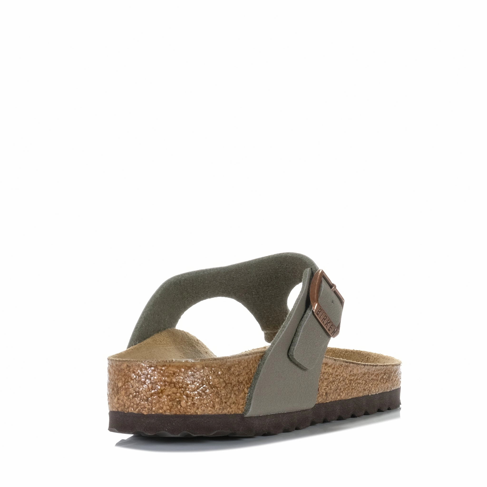 Fashion-Boosting Sandals Birkenstock Gizeh Birkibuc (Regular) Stone