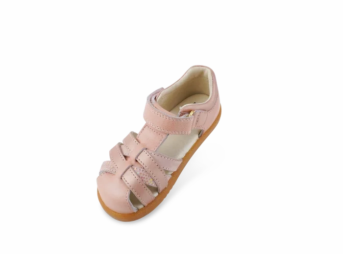 Fashion Elite Bobux Iwalk Cross Jump Sandal - Dusk Pearl Rose Gold