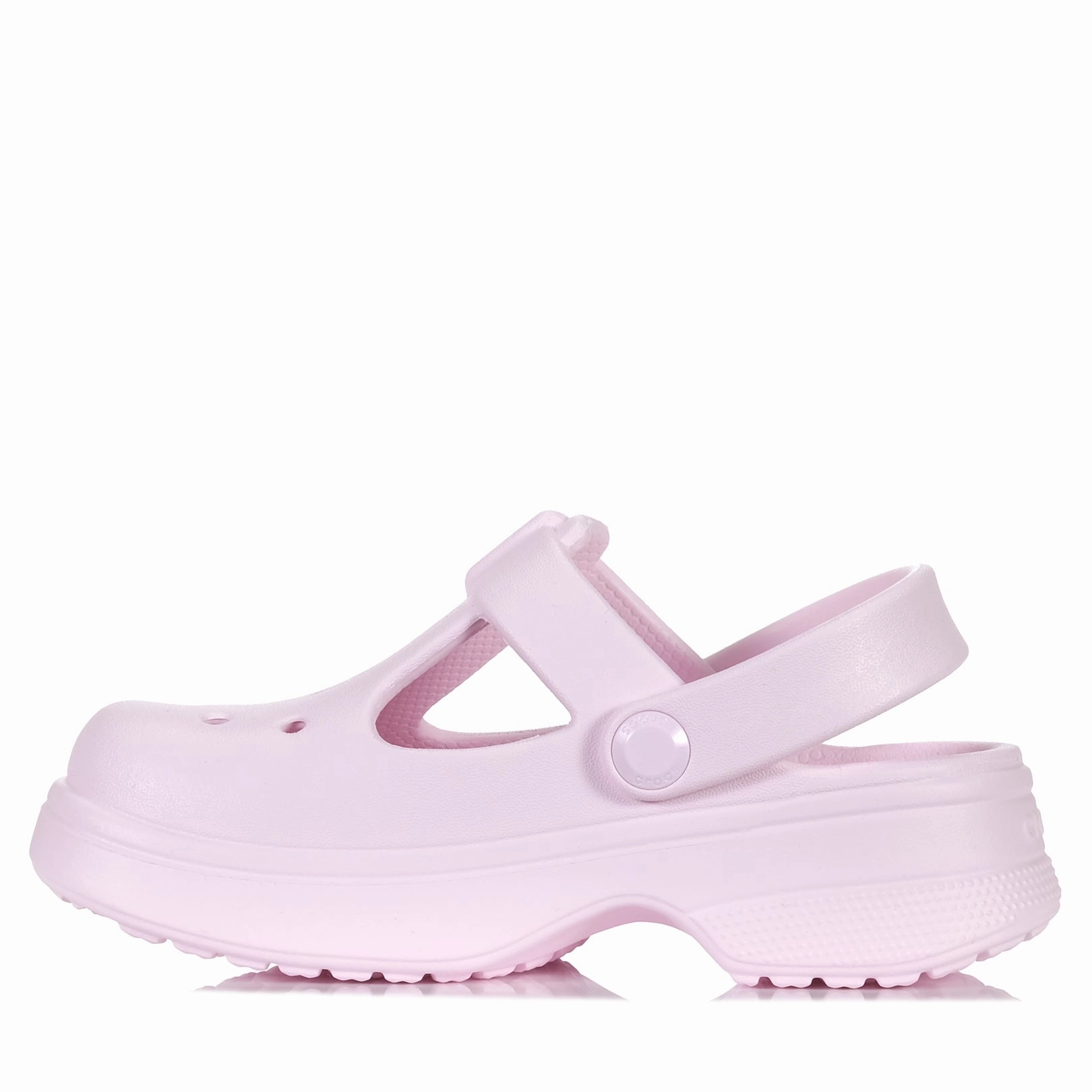 Fashion-Forward Heels Crocs Kids Classic Mary Jane Clog Pink Milk