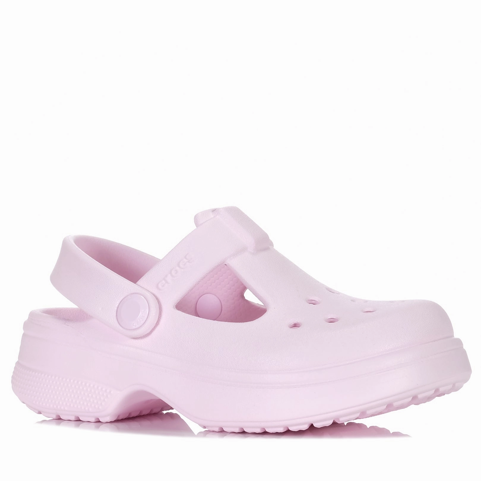 Fashion-Forward Heels Crocs Kids Classic Mary Jane Clog Pink Milk