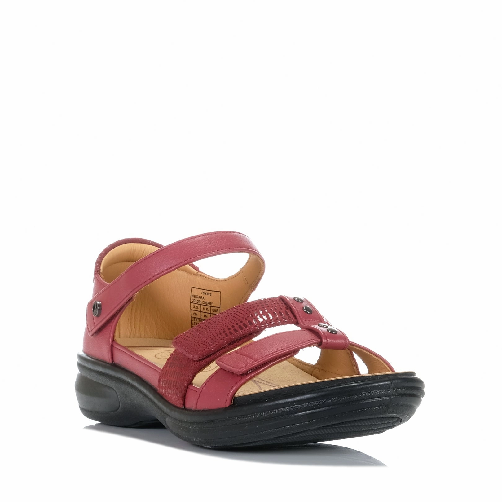 Fashion-Forward Sandals Revere Negara Cherry