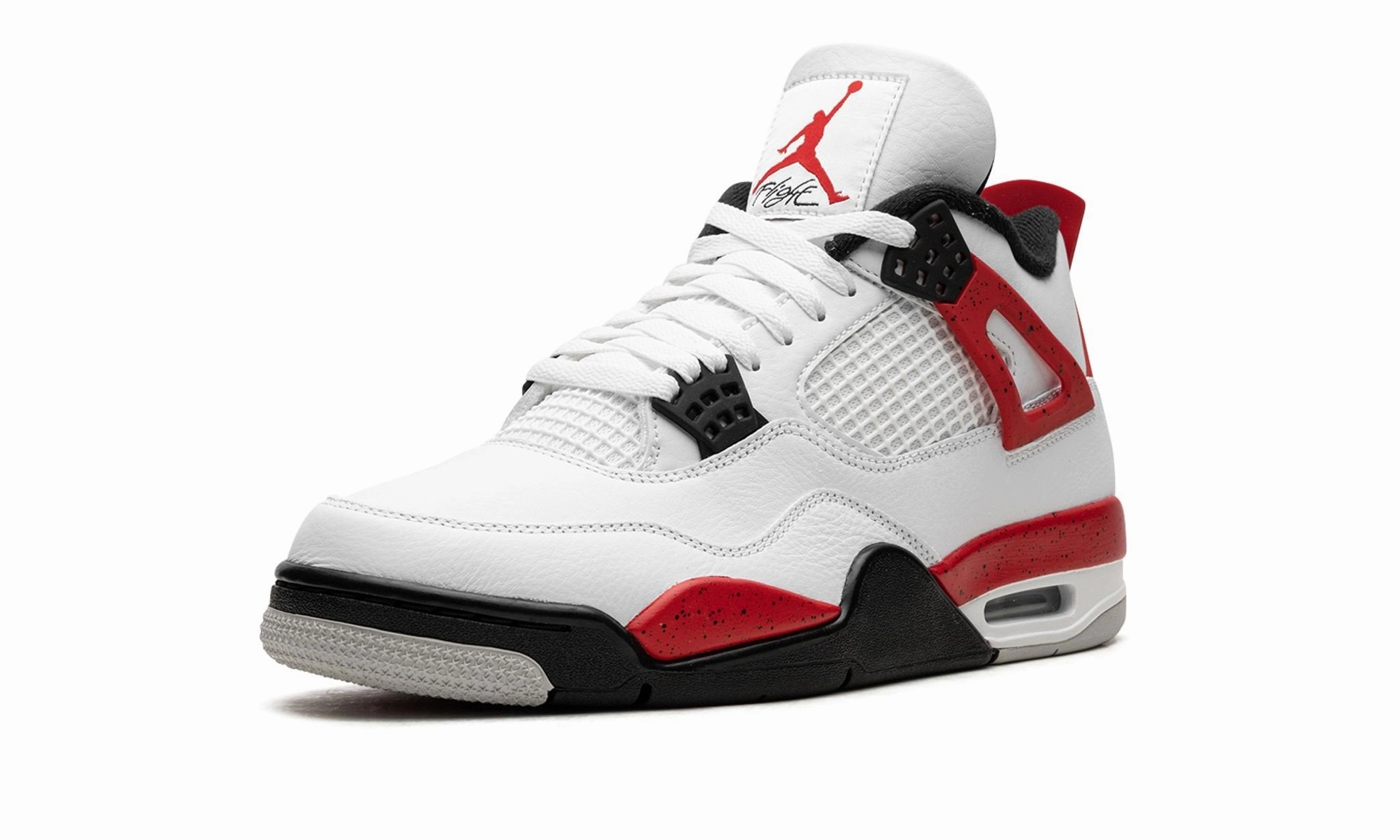 Fast - paced running Air Jordan 4 Retro Red Cement