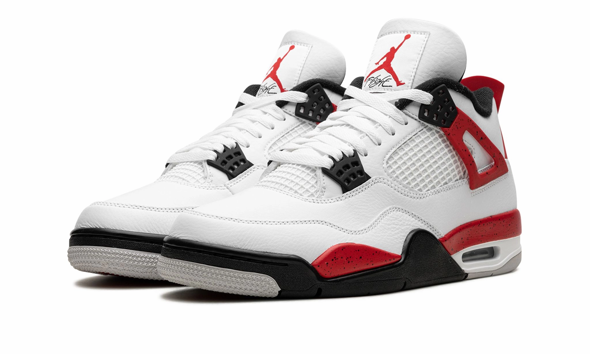 Fast - paced running Air Jordan 4 Retro Red Cement