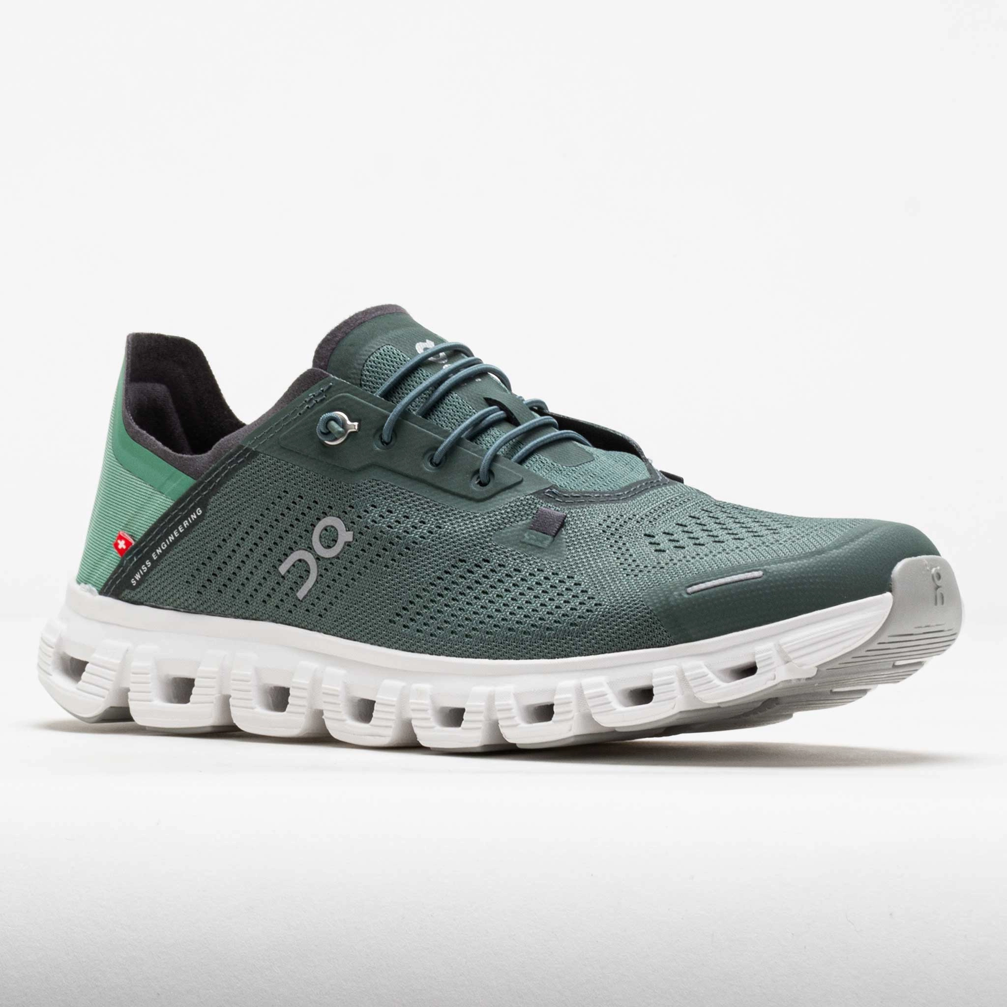 Fast pace running part On Cloud 6 Coast Men's Olive/White