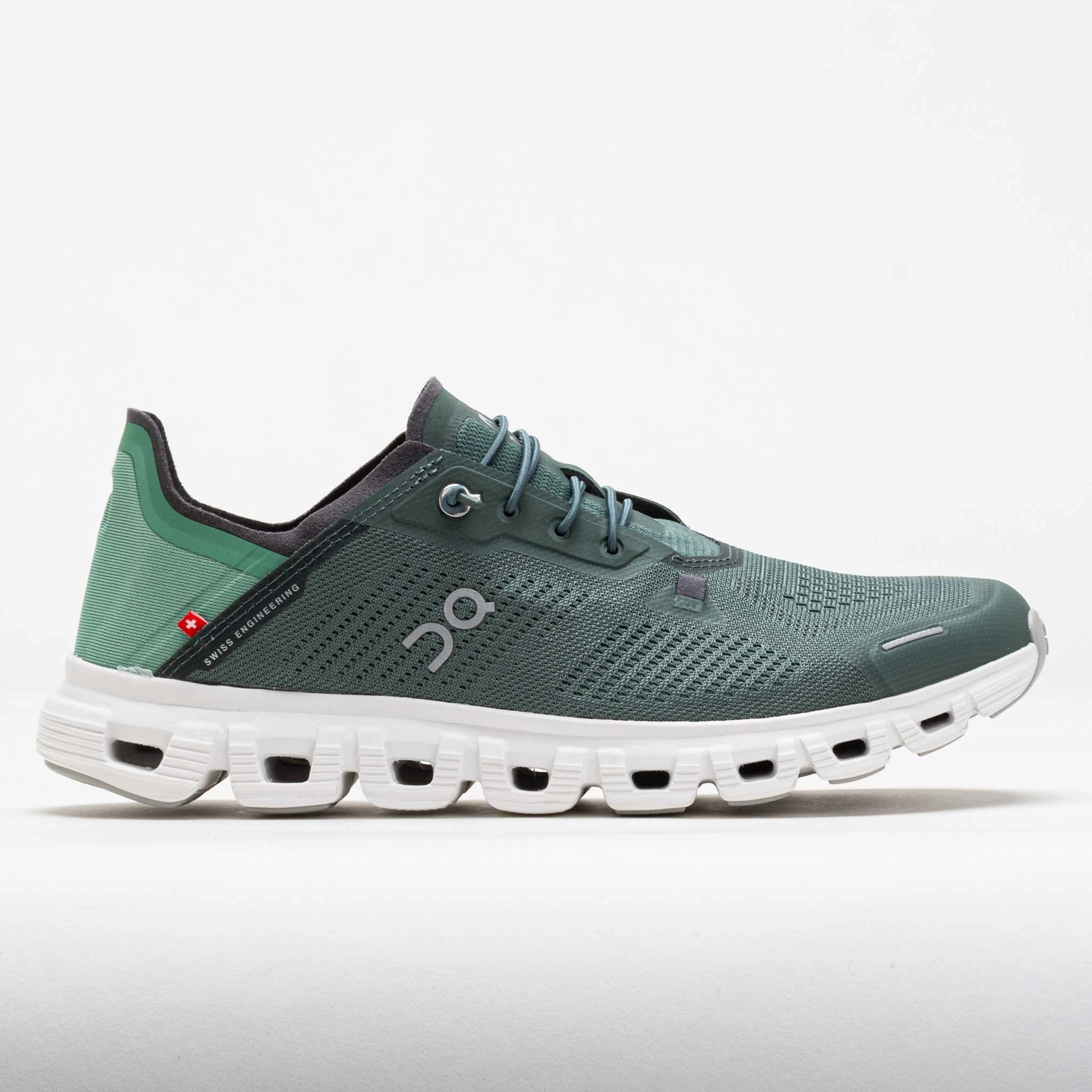 Fast pace running part On Cloud 6 Coast Men's Olive/White