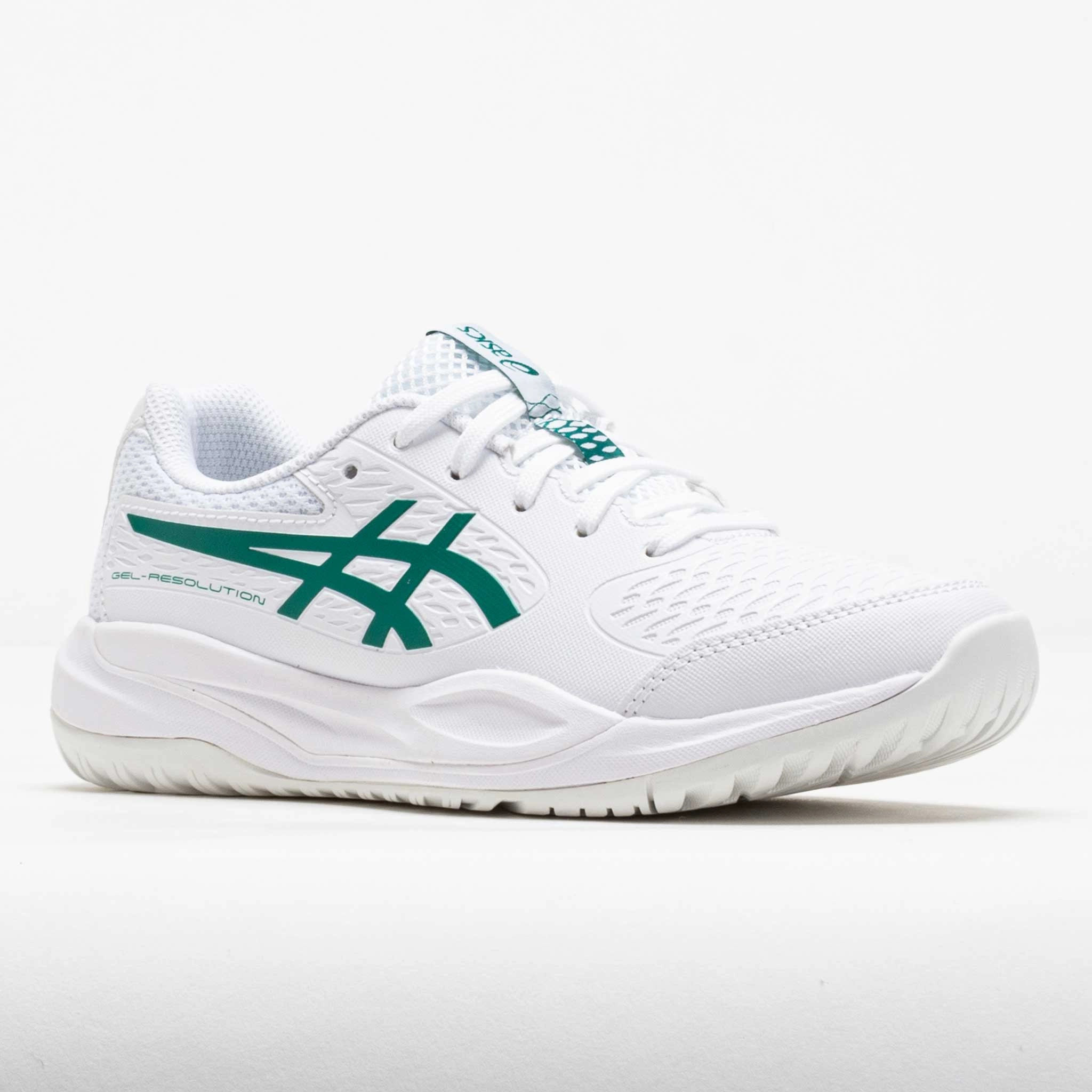 Fast Trekking ASICS GEL-Resolution X Junior White/Pitch Green